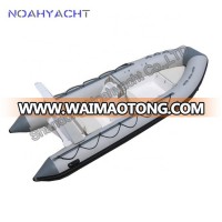 fiberglass semi rigid hull inflatable boat 470CM 520CM