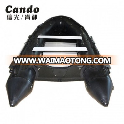 Quality Guarantee Aluminum Floor Portable Inflatable Fishing Boat