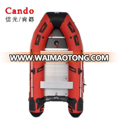 Direct Sale Quality Guarantee Pvc Aluminum Inflatable  Boat