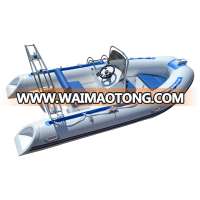 CE Hot Sale 4.2m Cheap Price Fiberglass Hull Hypalon italian inflatable boats