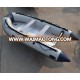 CE approved Inflatable Boat 380 with electric motor with aluminium floor